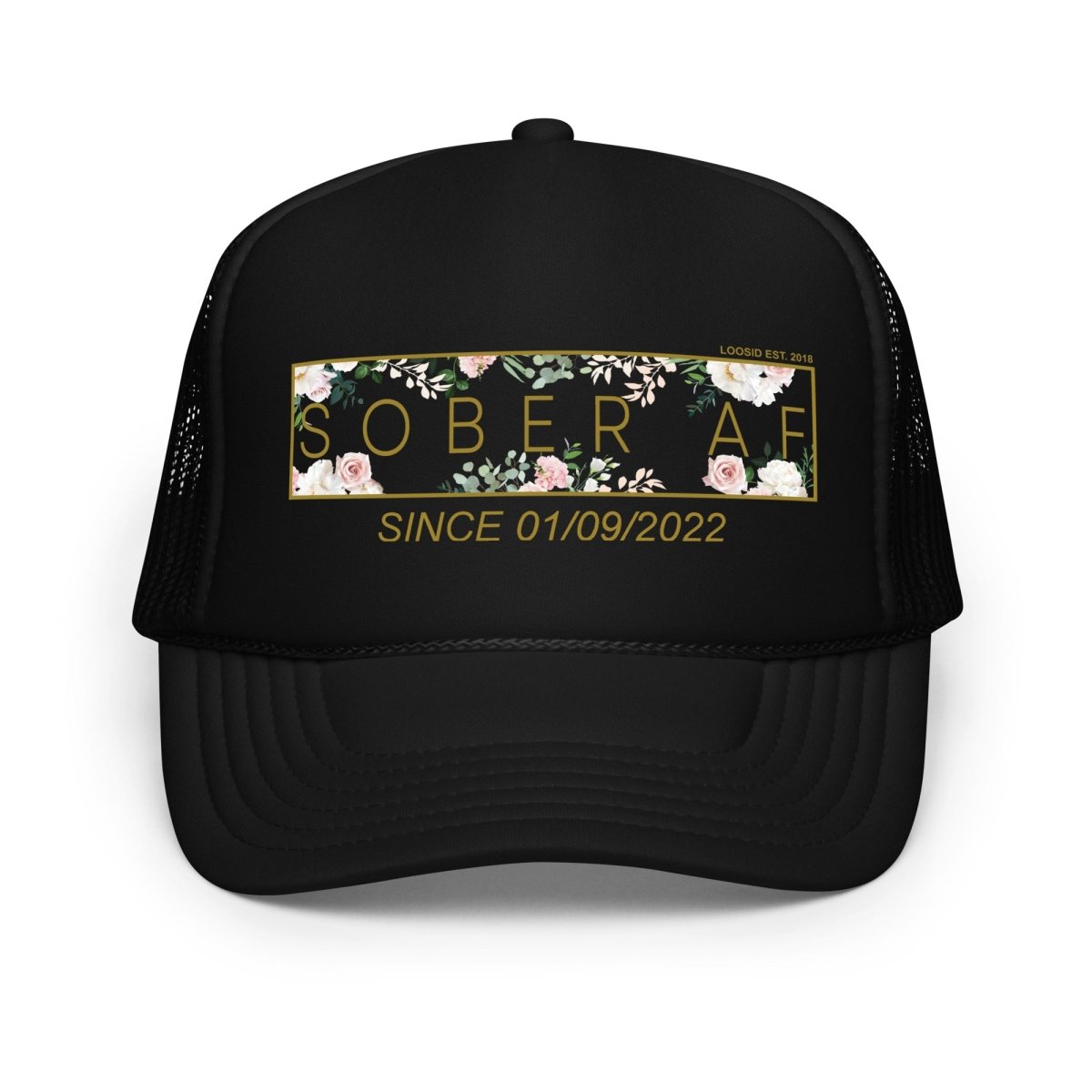 Sober AF Flower Sober Hat back view (view 7)