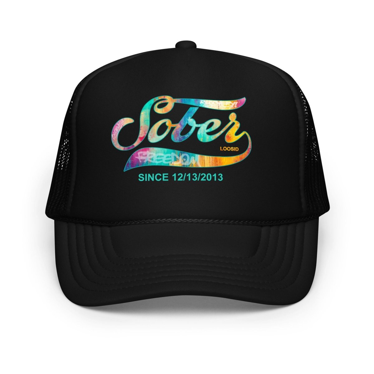 Recovery Sober Hat flat lay styled image (view 3)