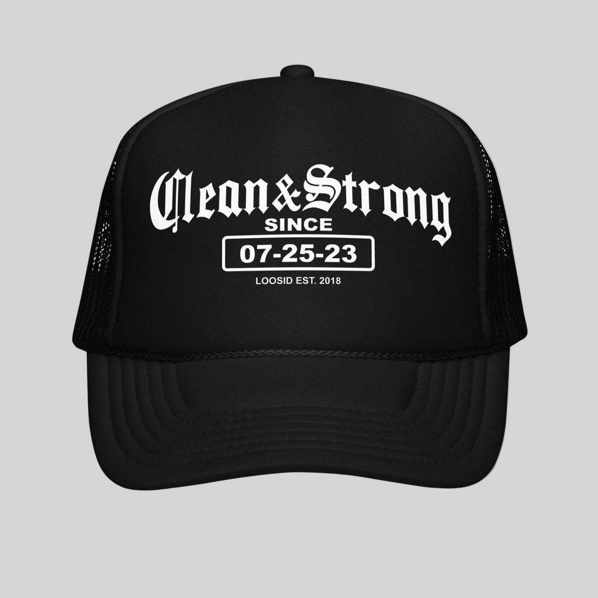Loosid Clean Sober Hat featuring the design
