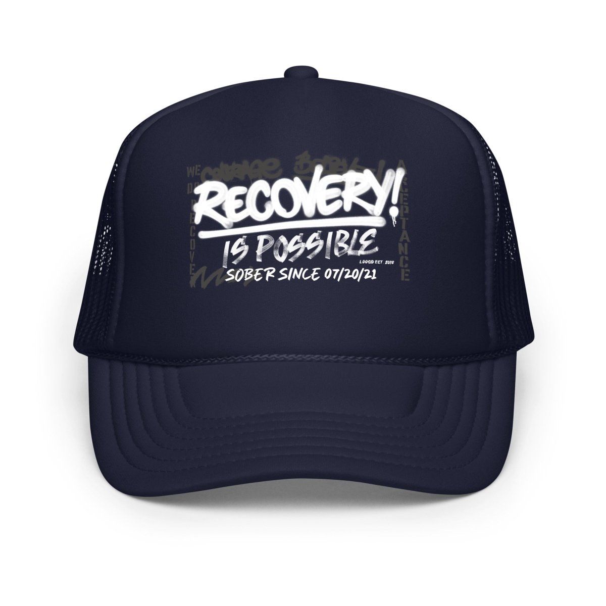 Recovery Is Possible Sober Hat graphic detail (view 4)