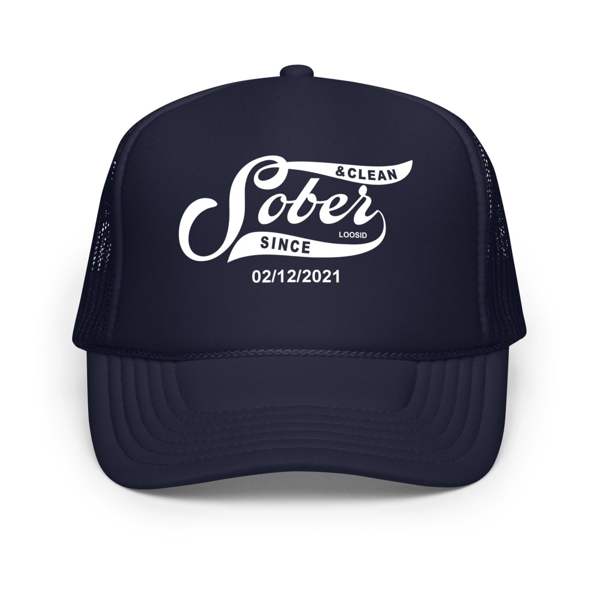 Sober Since Sober Hat flat lay styled image (view 3)