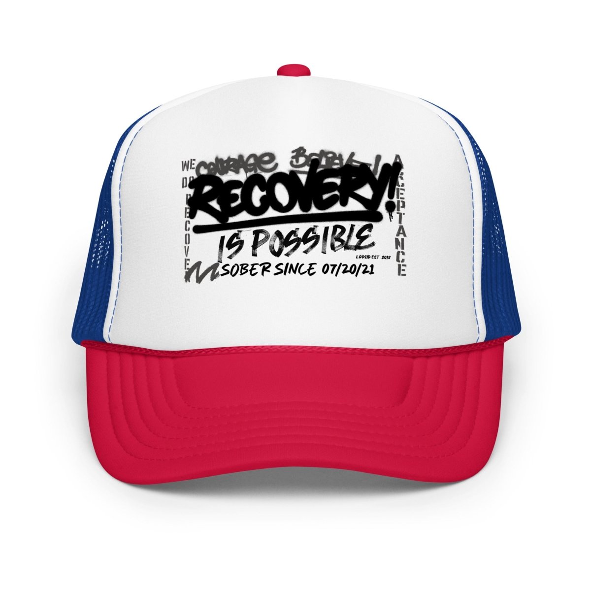 Recovery Is Possible Sober Hat back view (view 7)