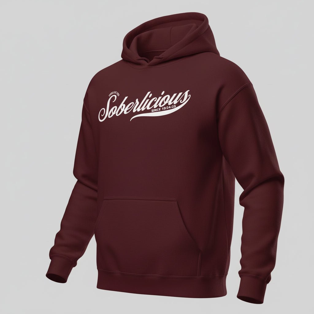 Soberlicious Recovery Hoodie featuring the design (view 11)