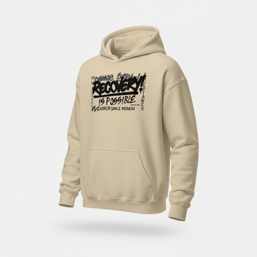 Recovery Is Possible for Women Recovery Hoodie graphic detail (view 24)