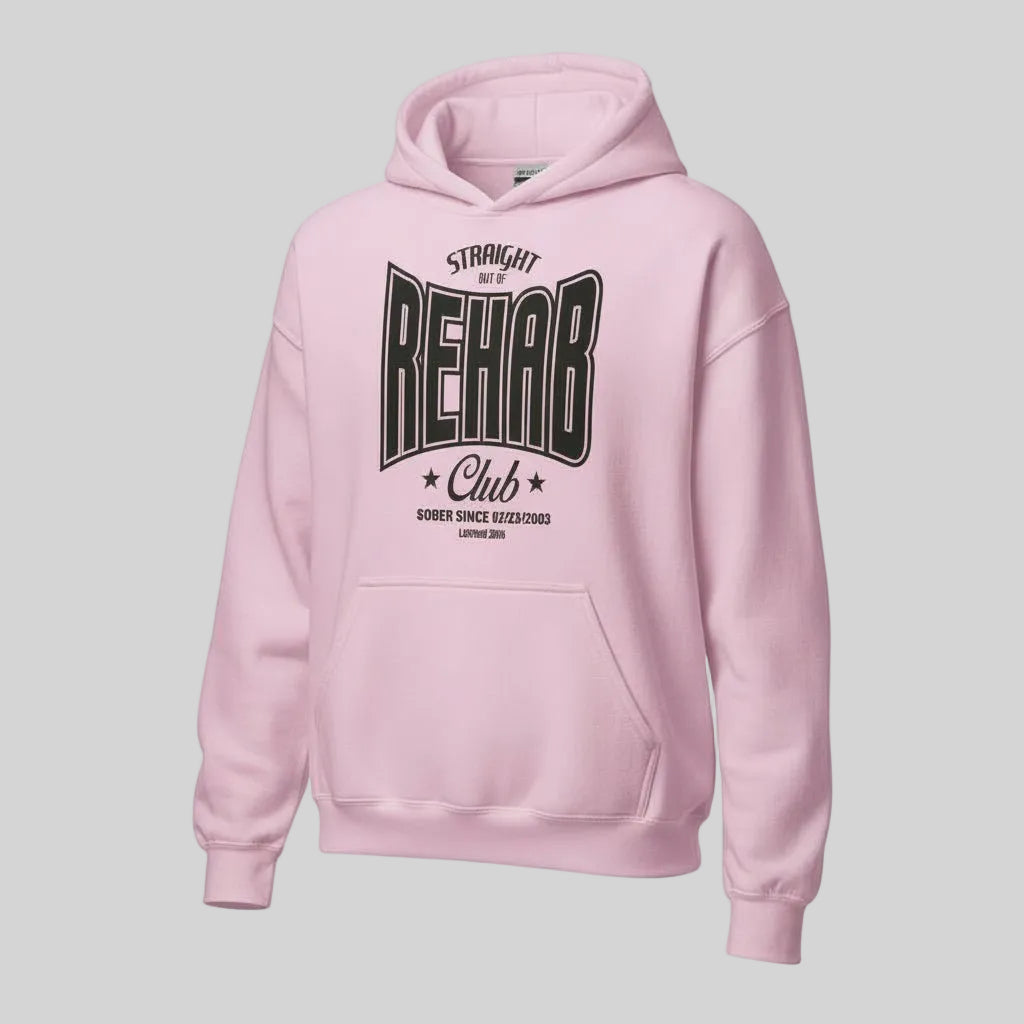 Rehab Recovery Hoodie back view (view 7)
