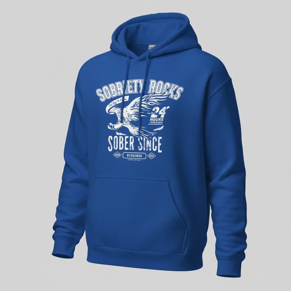 Sober Since Recovery Hoodie lifestyle view (view 15)