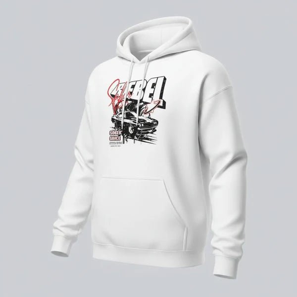 Sober Rebel Custom Sobriety Date Recovery Hoodie graphic detail (view 4)