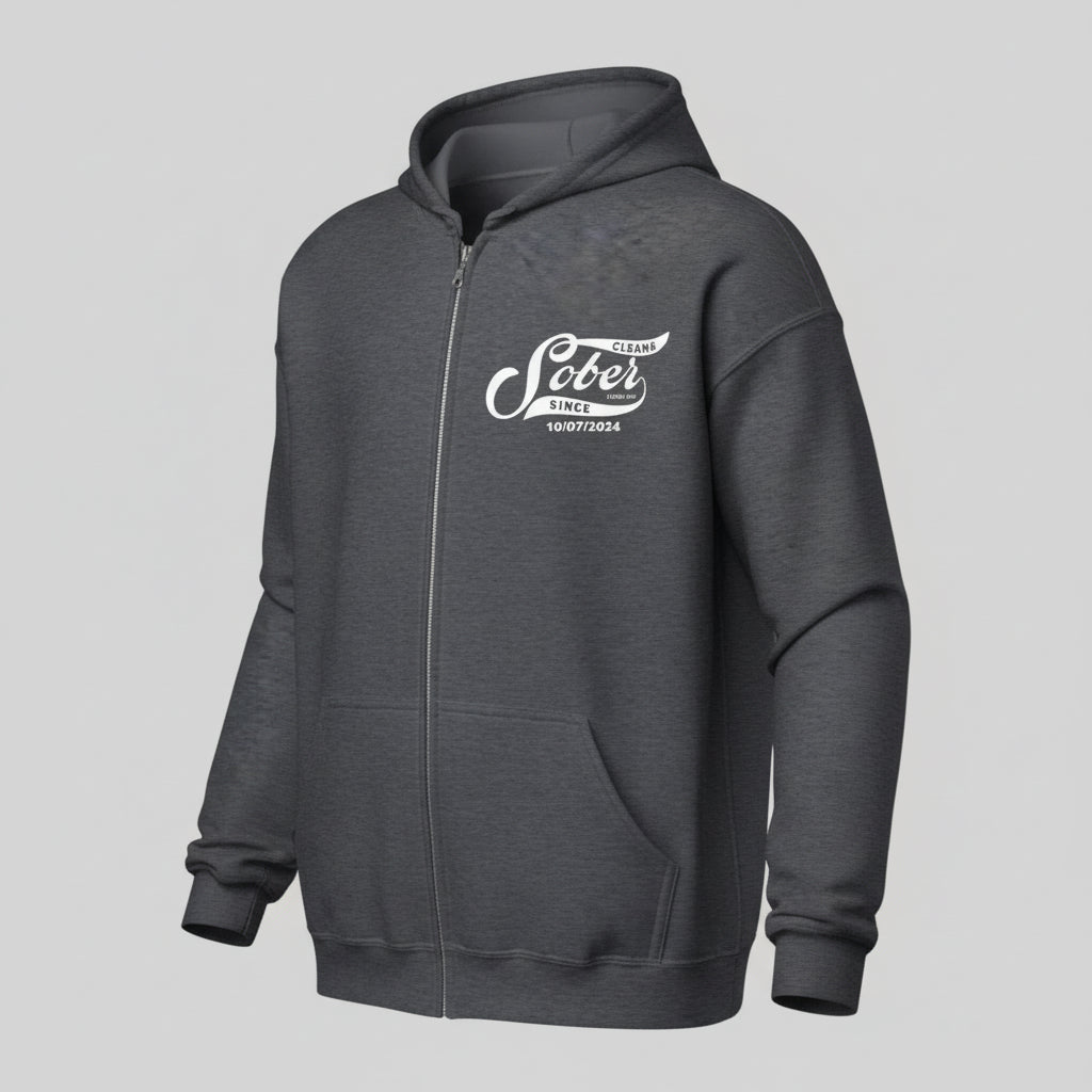 Sober Since Recovery Hoodie product photo (view 10)