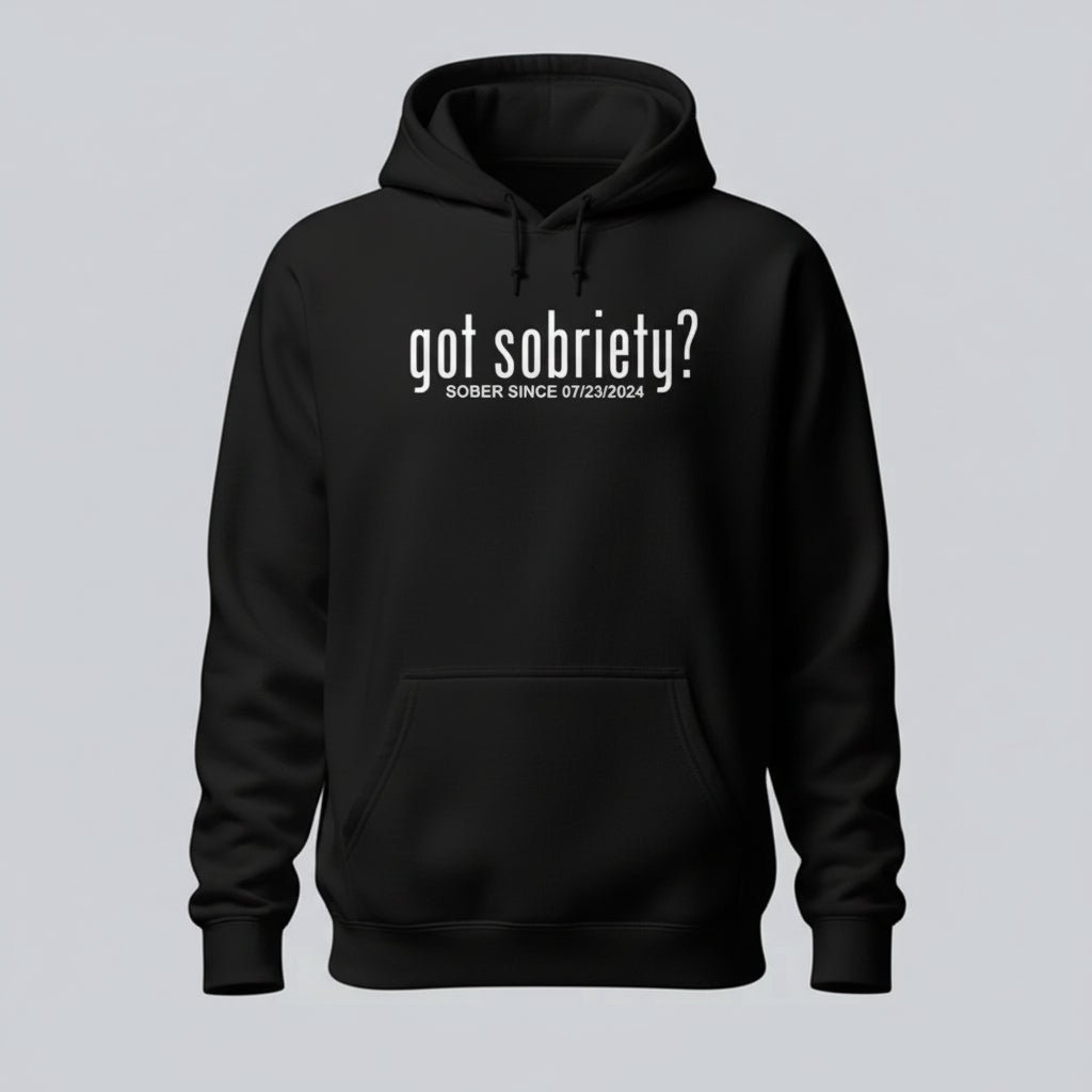 Got Sobriety Recovery Hoodie lifestyle view (view 5)