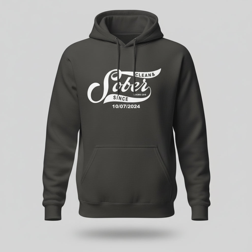 Sober Since Recovery Hoodie product photo (view 30)