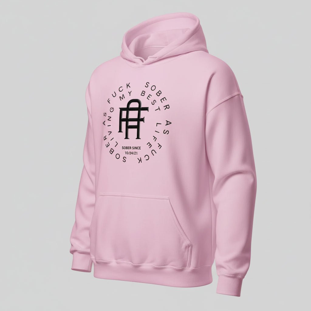 Living My Best Life Recovery Hoodie flat lay styled image (view 23)