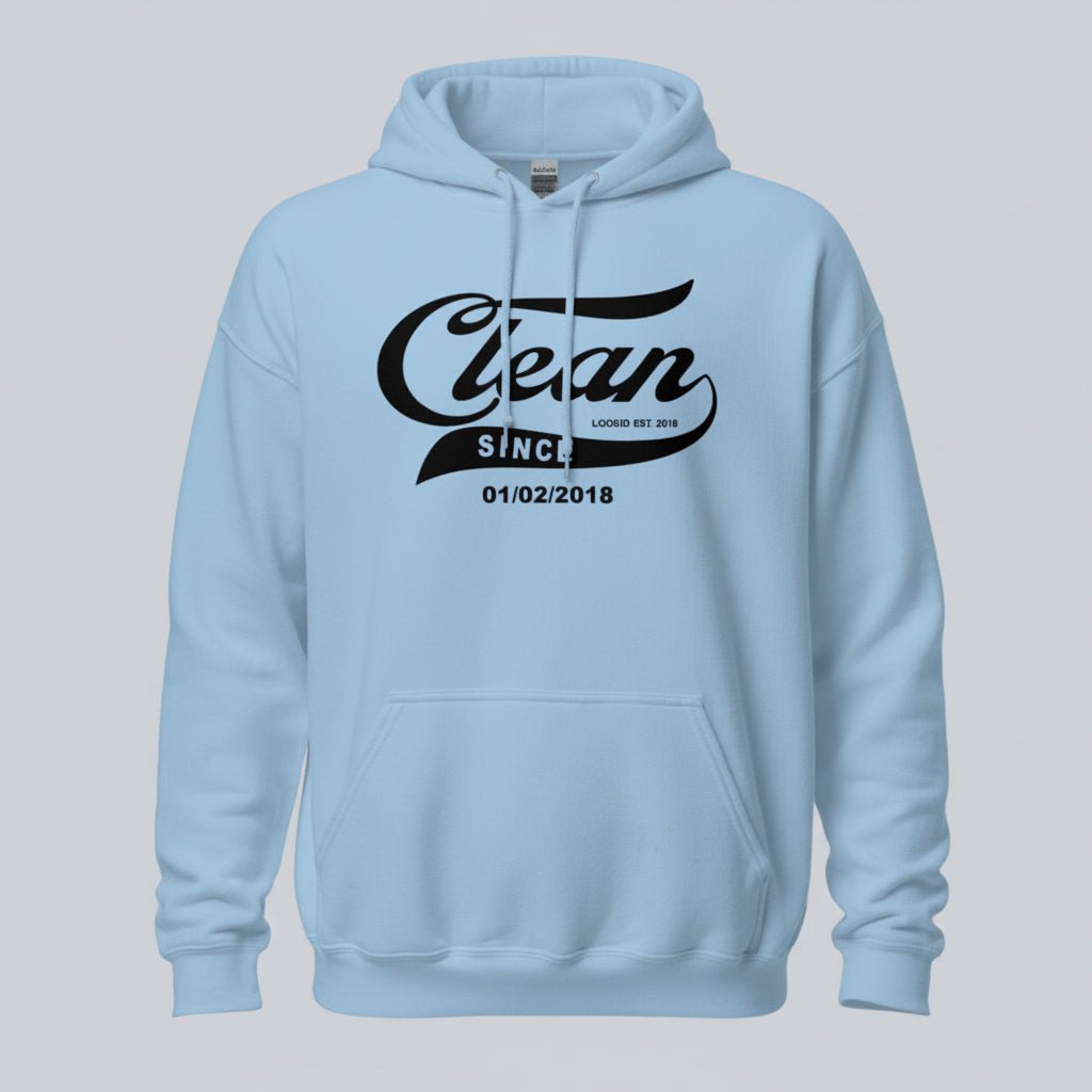 Clean Since Recovery Hoodie graphic detail (view 14)
