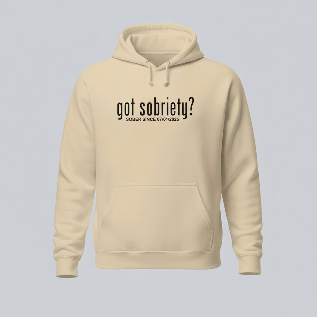 Got Sobriety Recovery Hoodie lifestyle view (view 45)