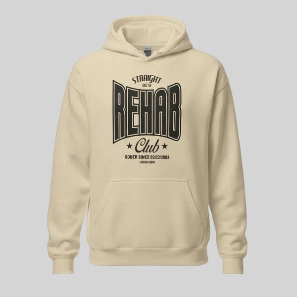 Rehab Recovery Hoodie packaging detail (view 28)
