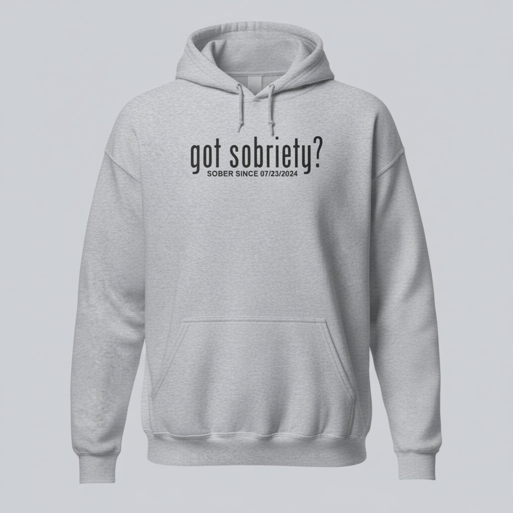 Got Sobriety Recovery Hoodie back view (view 47)