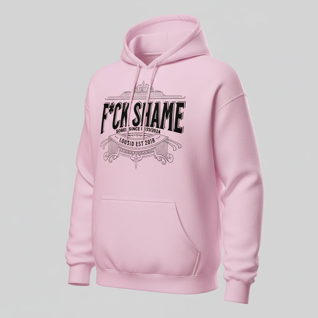 F*ck Shame Recovery Hoodie side view (view 16)