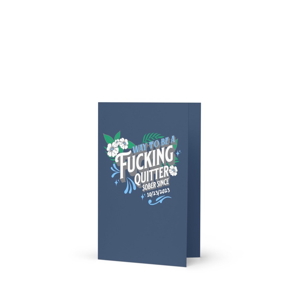 Loosid Way To Be A Quitter Sobriety Gift featuring the design
