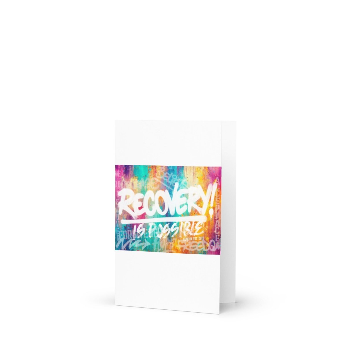 Loosid Recovery Is Possible Sobriety Gift featuring the design