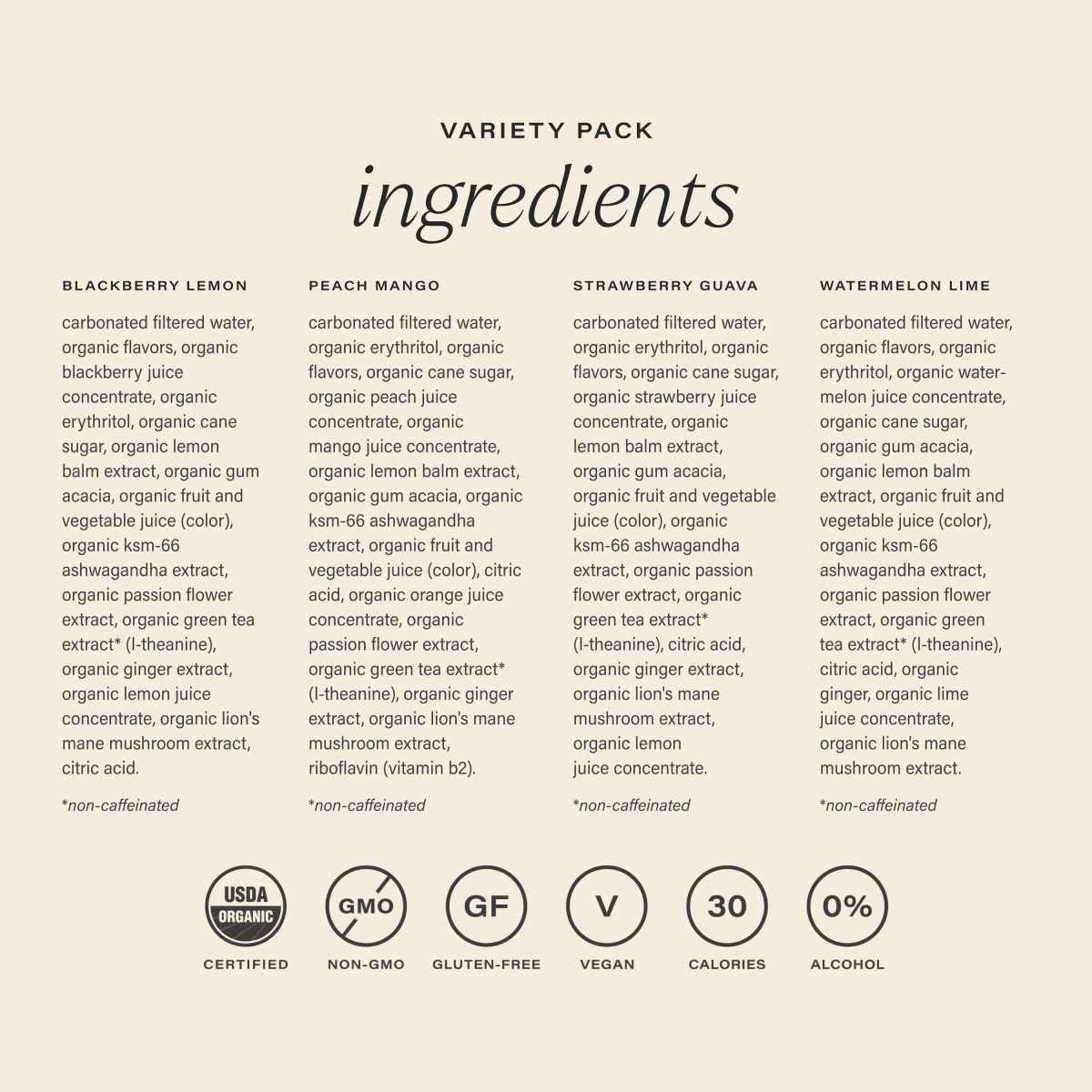 variety pack Sobriety Gift back view (view 7)