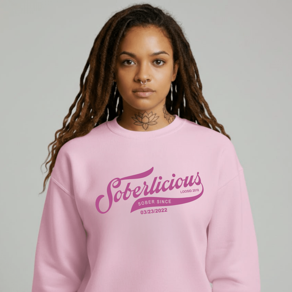Soberlicious Recovery Hoodie graphic detail (view 24)
