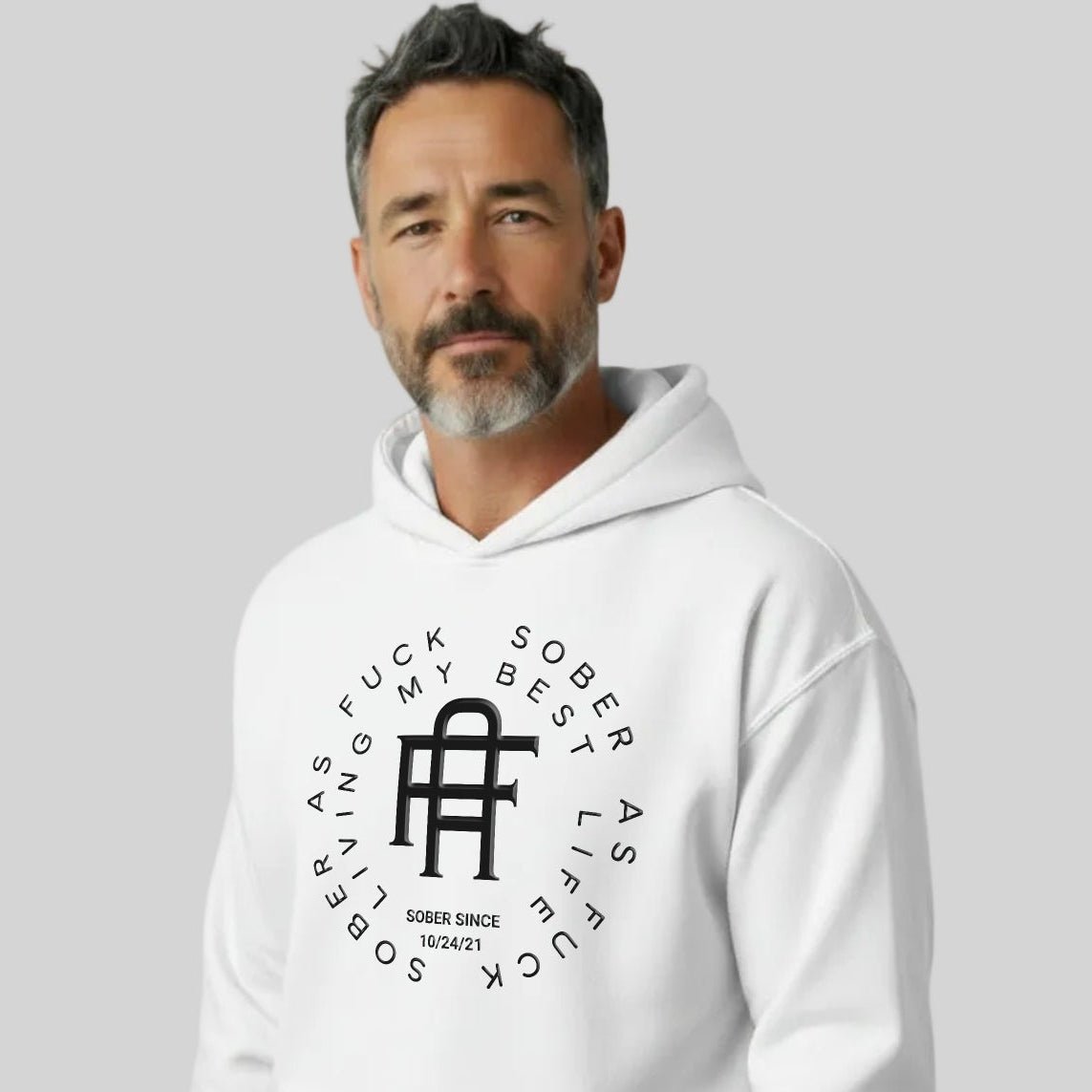 Living My Best Life Recovery Hoodie close-up view (view 12)