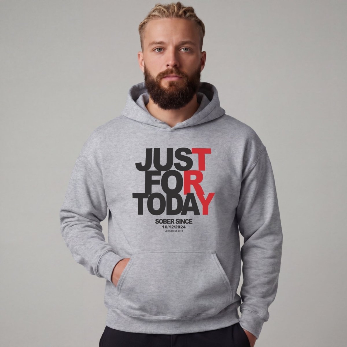Recovery Hoodie | Men's Just For Today Hoodie