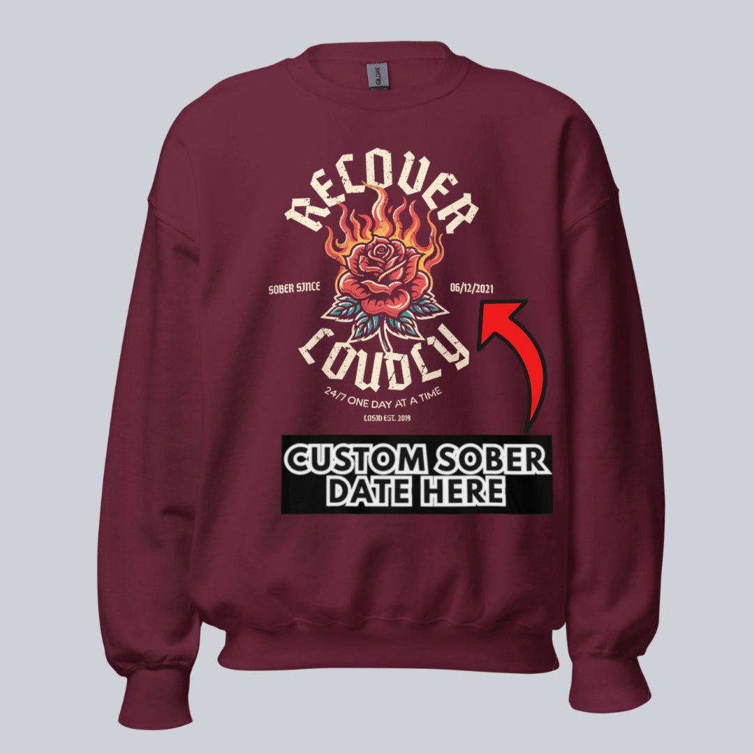 Recover Loudly Recovery Hoodie side view (view 16)