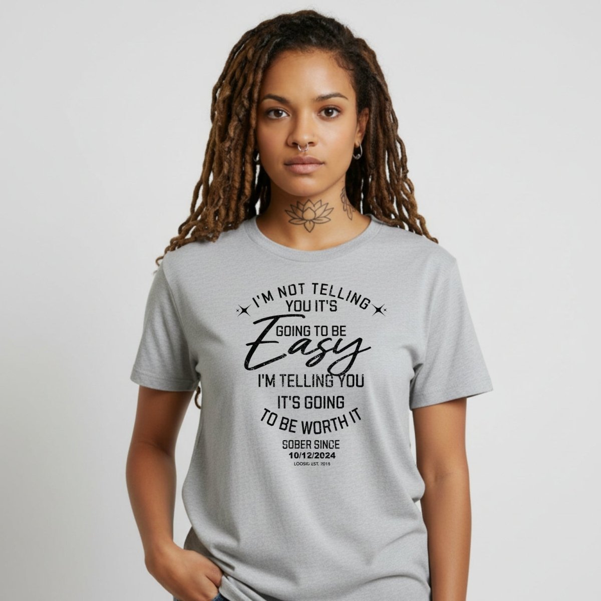 Im Not telling Sober T Shirt graphic detail (view 14)