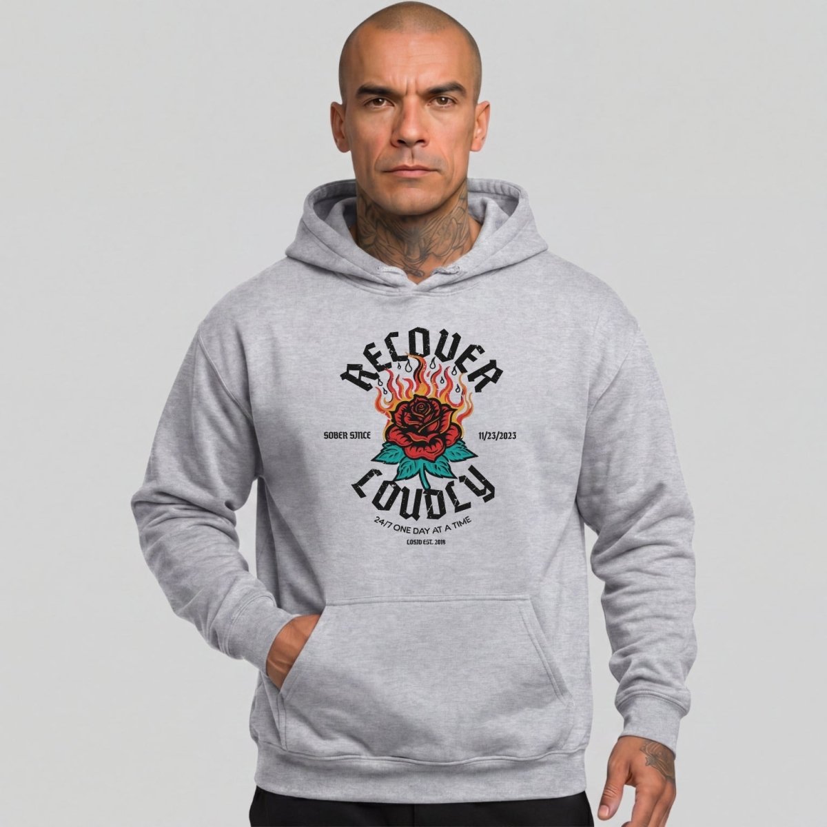 Recovery Hoodie | Men's Recover Loudly Hoodie