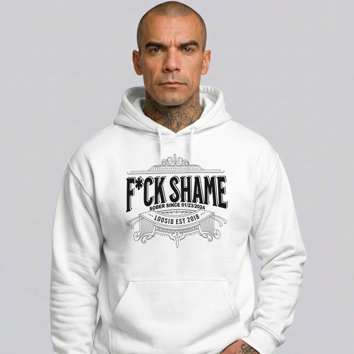 F*ck Shame Recovery Hoodie featuring the design (view 21)
