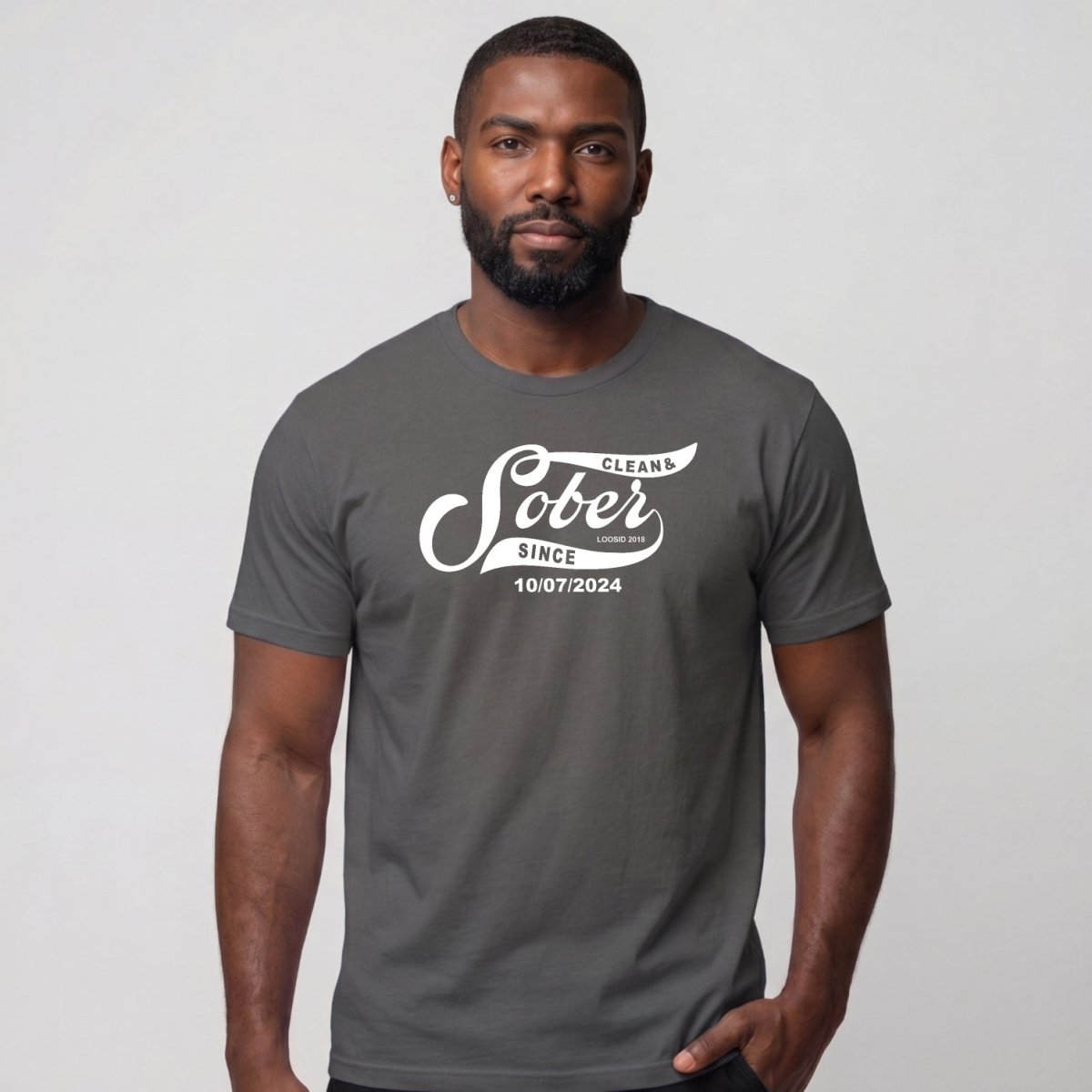 Sober T Shirt | Men's Sober Since Tee