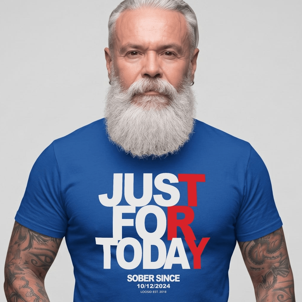 Just Try For Today Sober T Shirt product photo (view 30)
