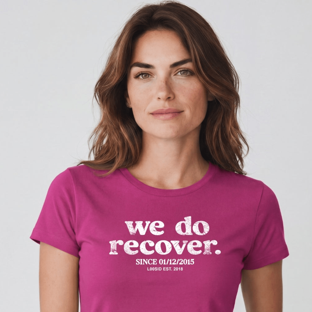 Sober T Shirt | Women's We Do Recover Tee