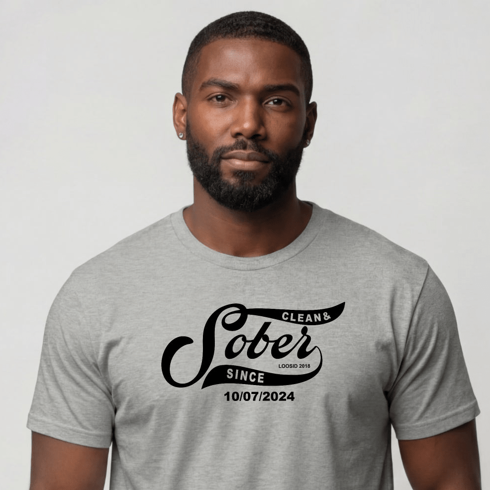 Sober T Shirt | Men's Sober Since Tee
