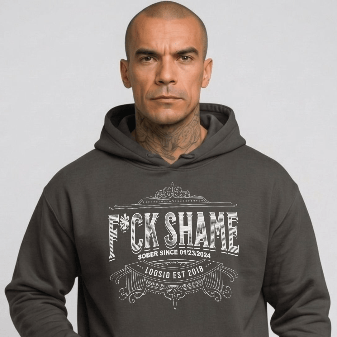 F*ck Shame Recovery Hoodie featuring the design (view 11)