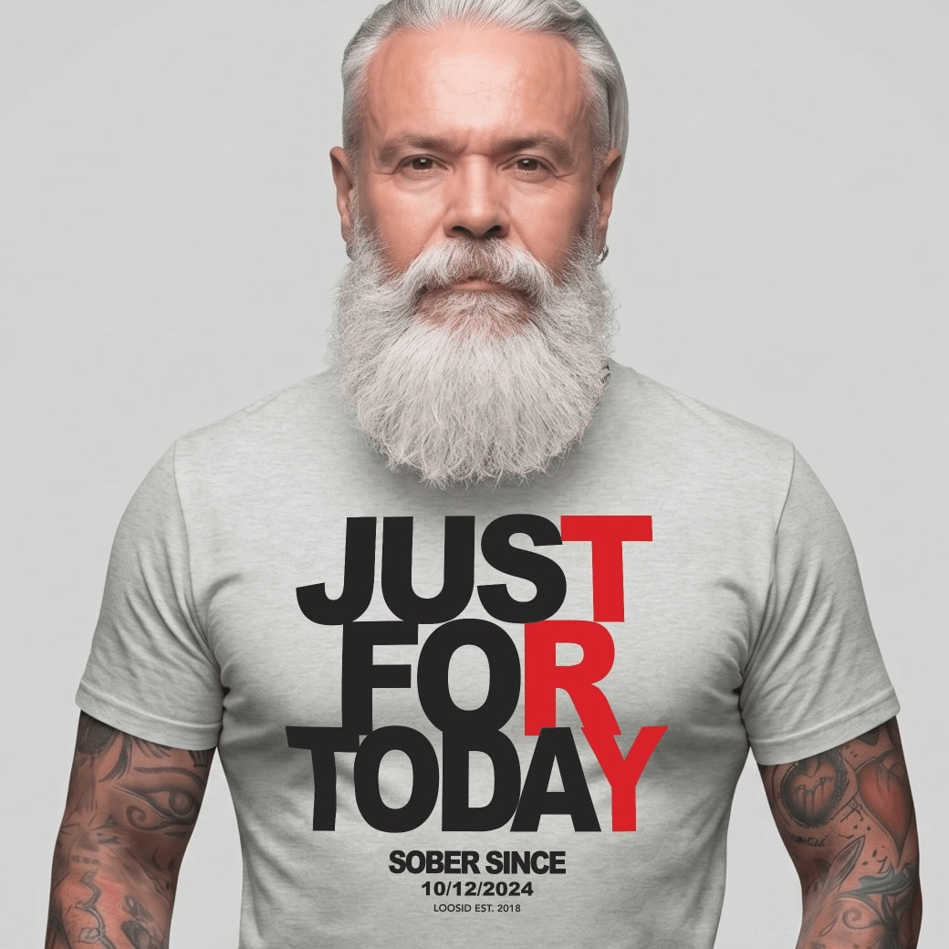 Just Try For Today Sober T Shirt close-up view (view 12)