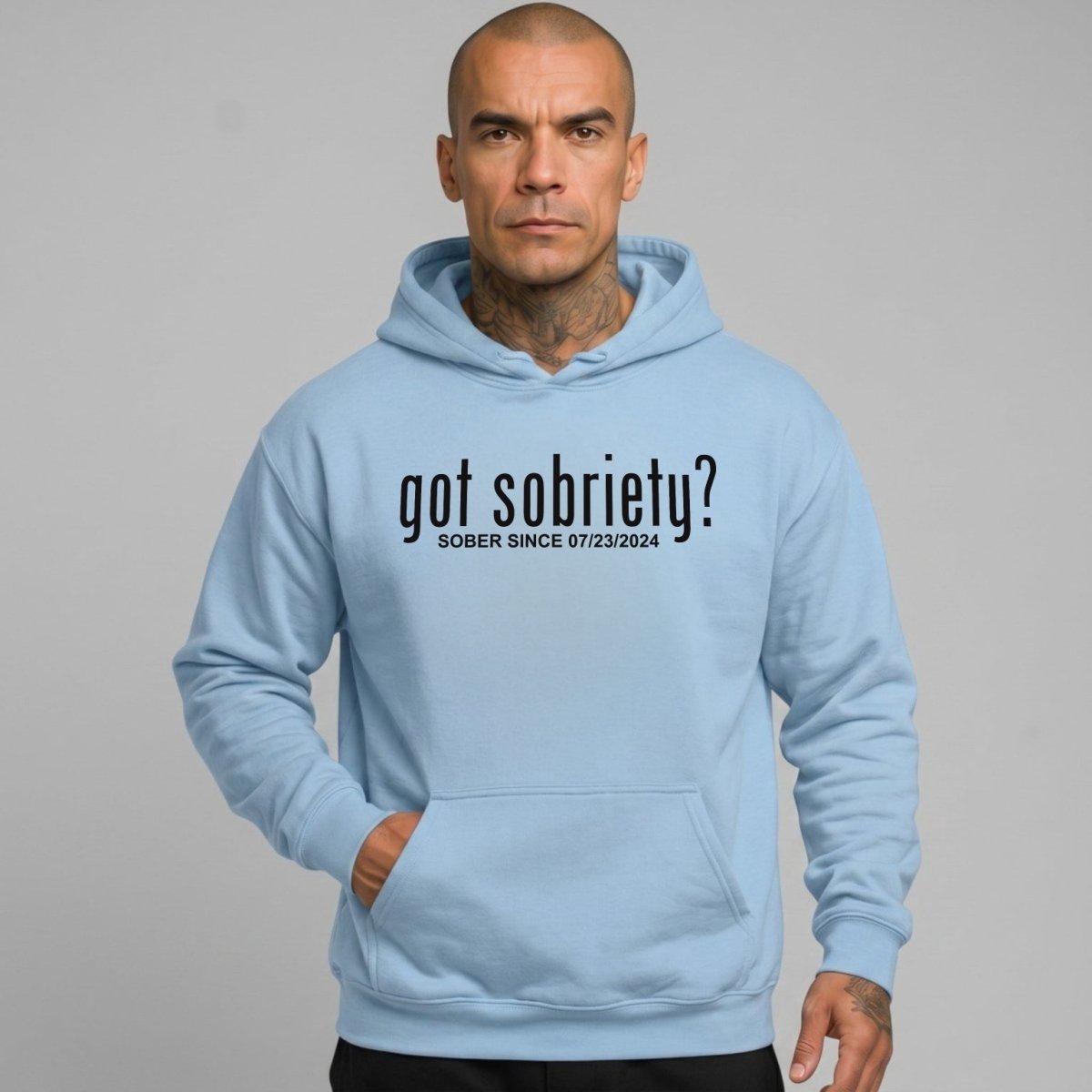 Got Sobriety Recovery Hoodie side view (view 36)