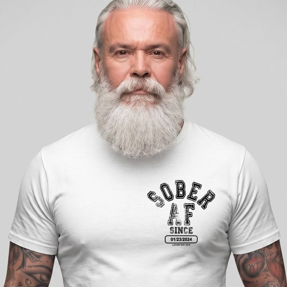 Sober AF Sober T Shirt fit detail (view 9)