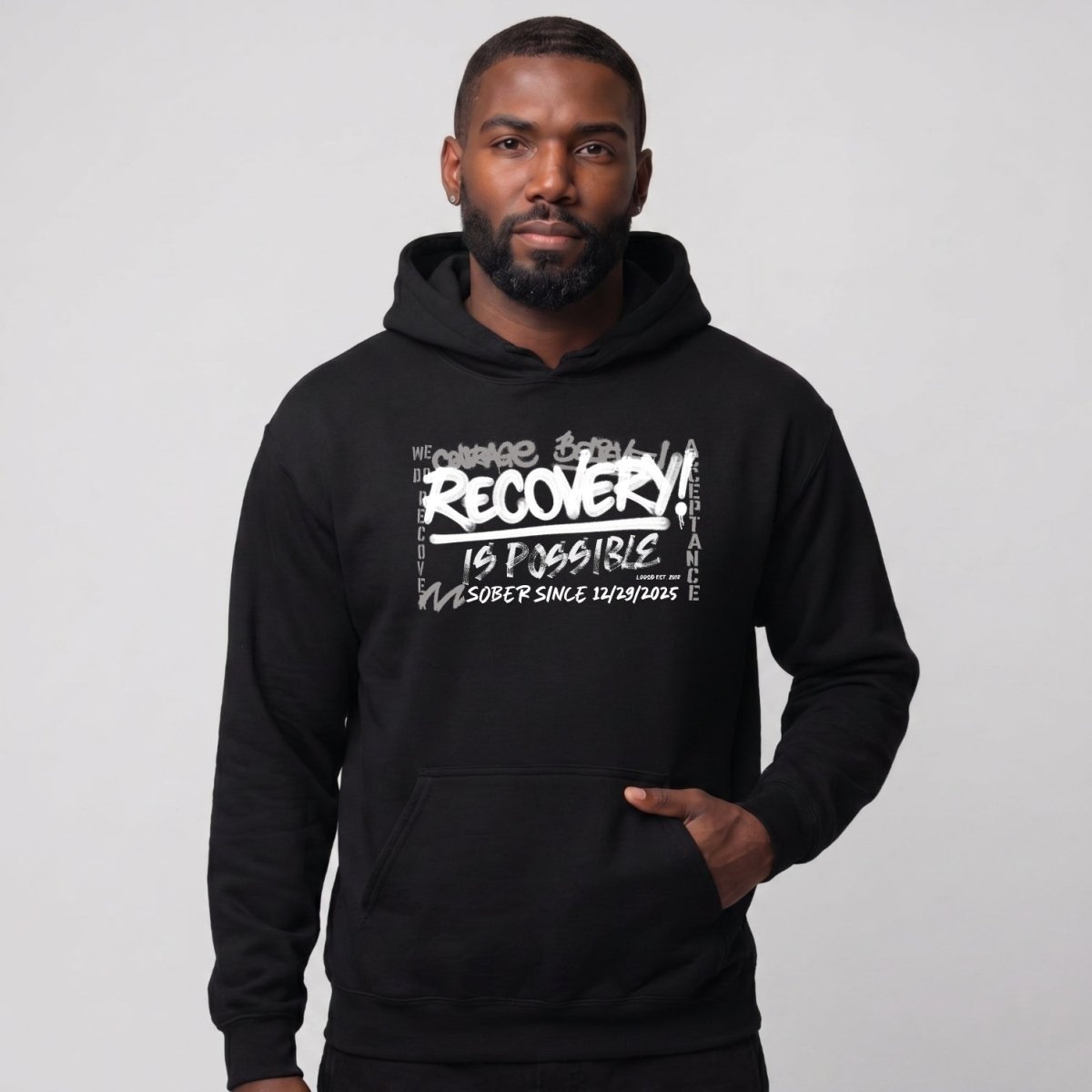 Recovery Hoodie | Men's Recovery Is Possible Hoodie