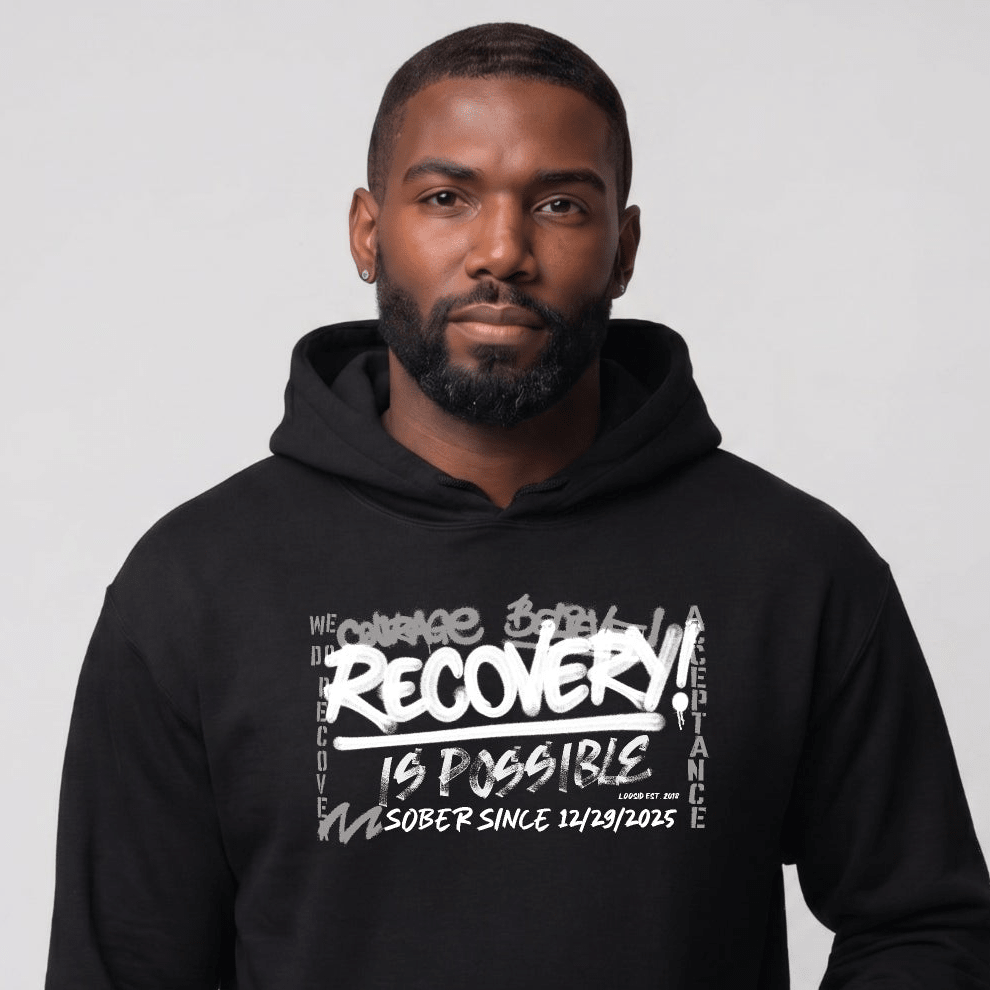 Recovery Hoodie | Men's Recovery Is Possible Hoodie