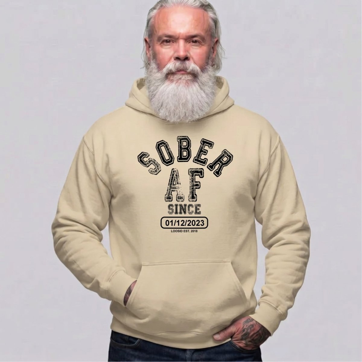 Recovery Hoodie | Men's Sober AF Hoodie
