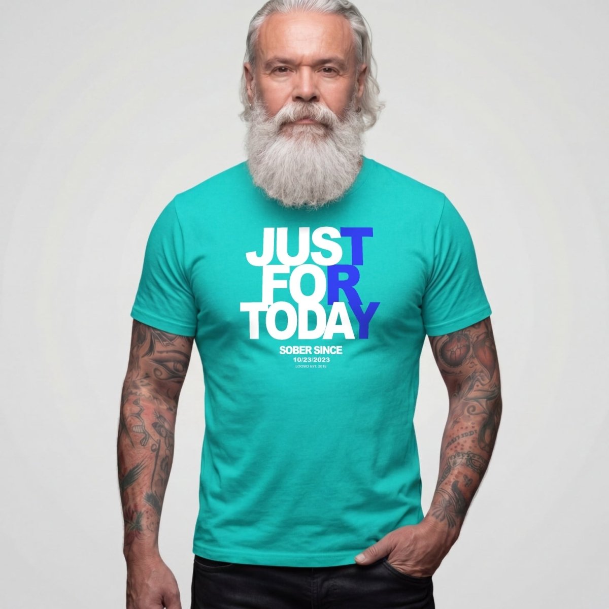 Sober T Shirt | Men's Just For Today Tee