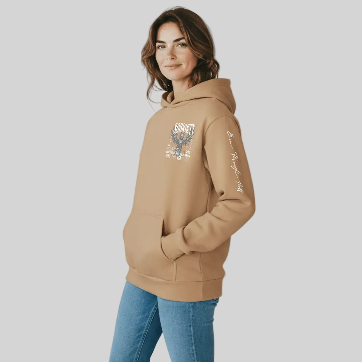 Phoenix Reborn Recovery Hoodie Limited Edition Recovery Hoodie side view (view 6)