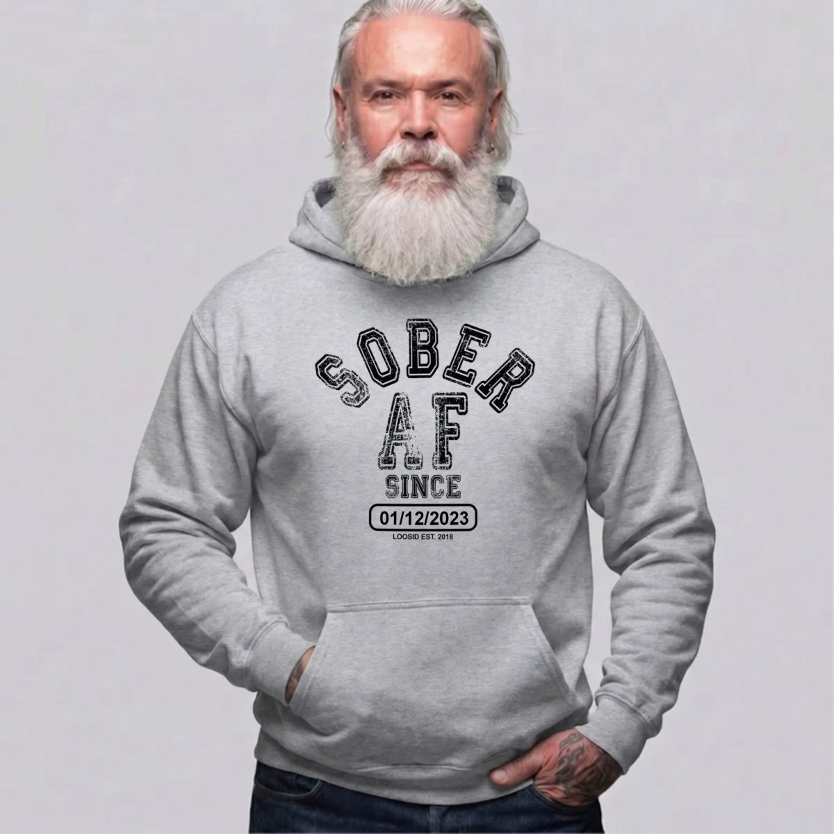 Recovery Hoodie | Men's Sober AF Hoodie