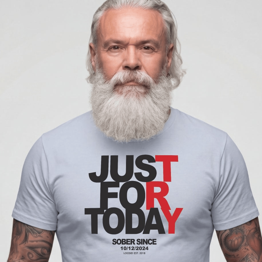 Sober T Shirt | Men's Just For Today Tee
