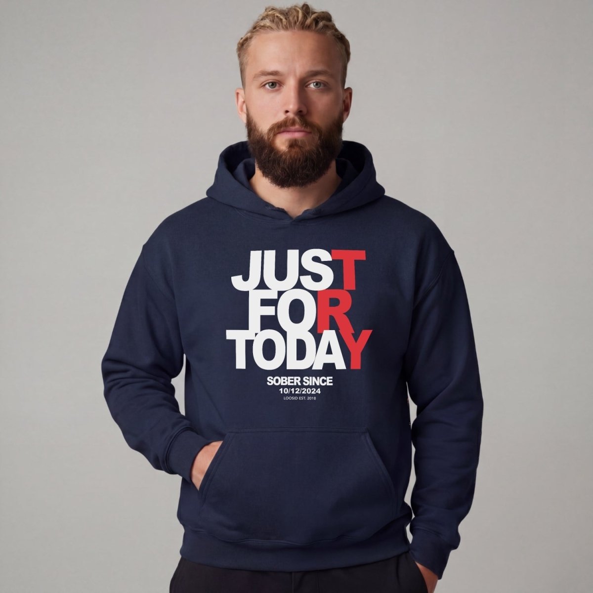Recovery Hoodie | Men's Just For Today Hoodie