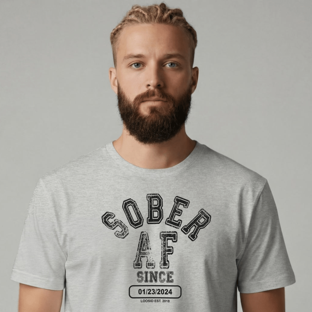 Sober T Shirt | Men's Sober AF Tee