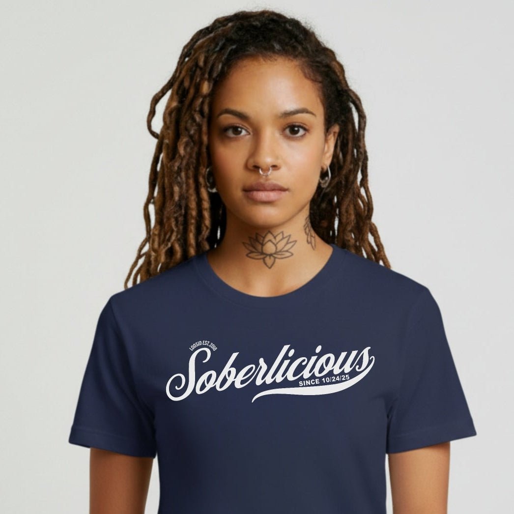 Soberlicious Sober T Shirt lifestyle view (view 25)