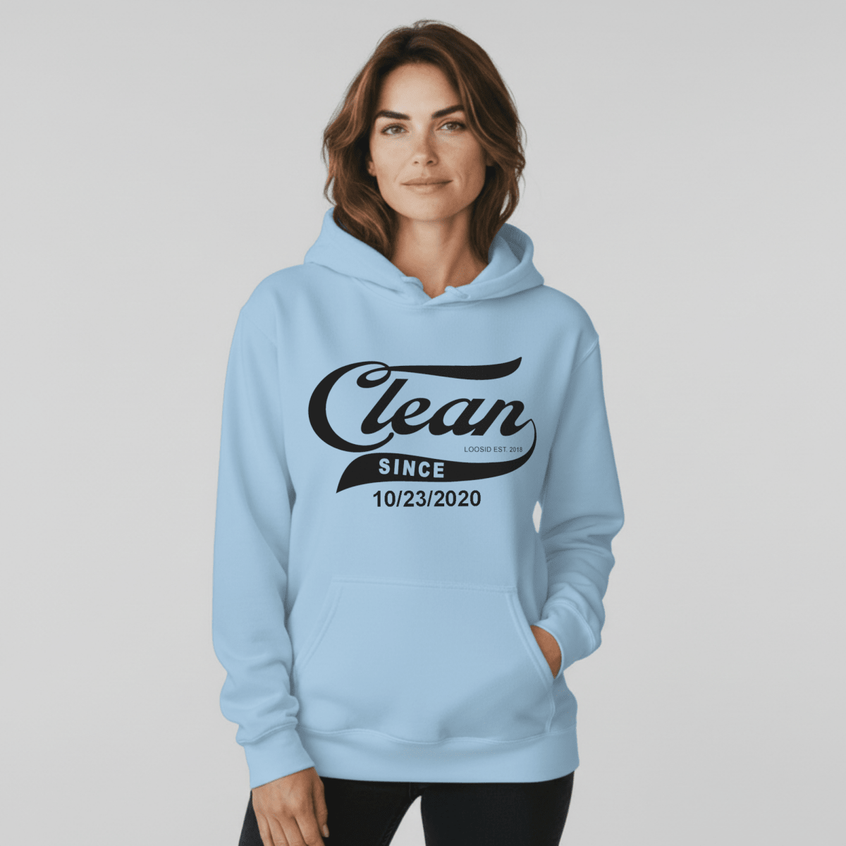 Clean Since Recovery Hoodie fit detail (view 29)