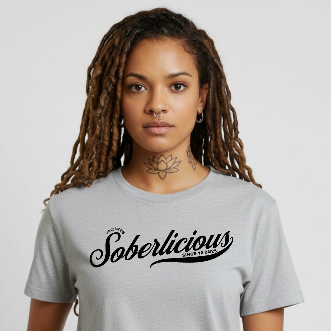 Soberlicious Sober T Shirt product photo (view 10)